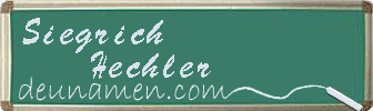Siegrich Hechler Visitenkarte